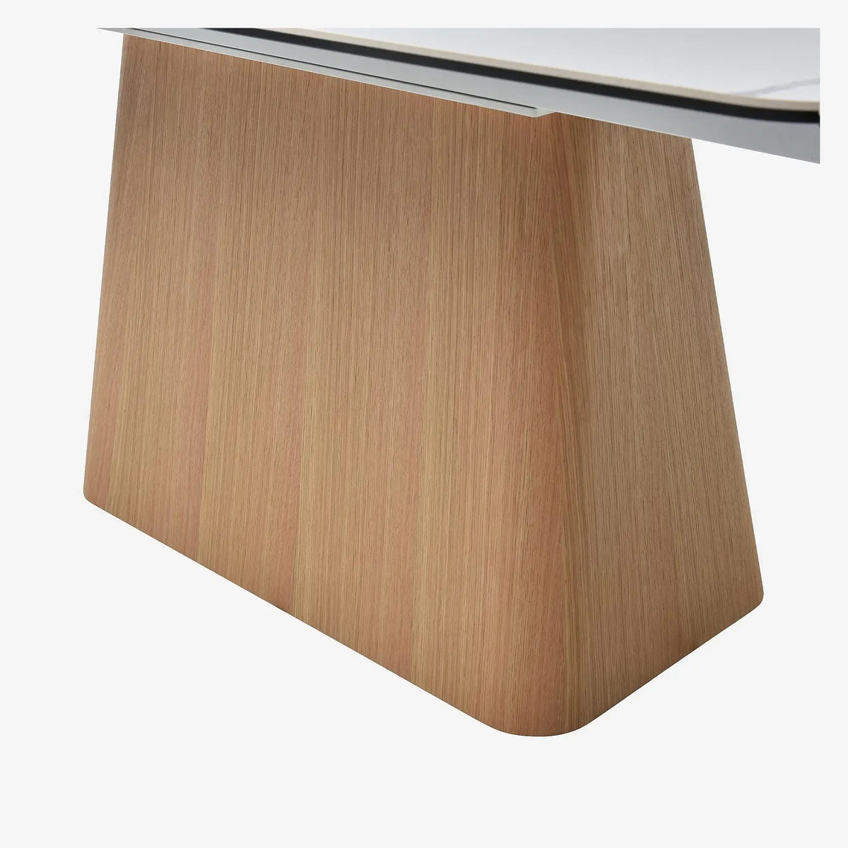LINKA - Ceramic & Oak Extendable Dining Table