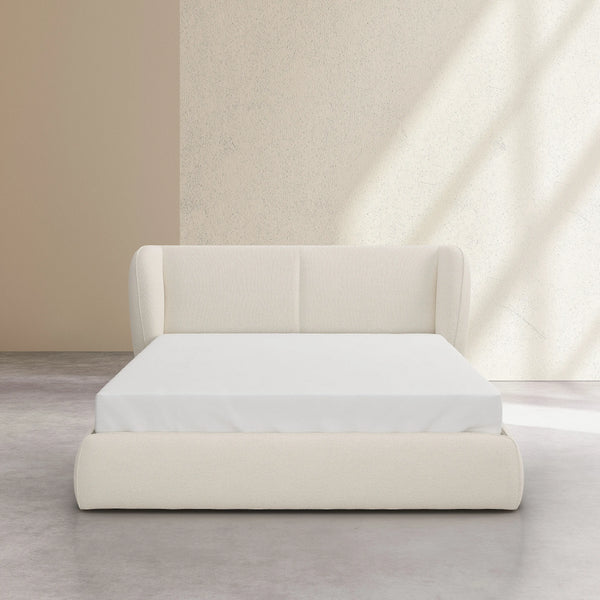 MALO - Fabric Storage Bed - Queen Size