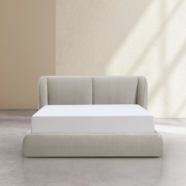 MALO - Fabric Storage Bed - Queen Size