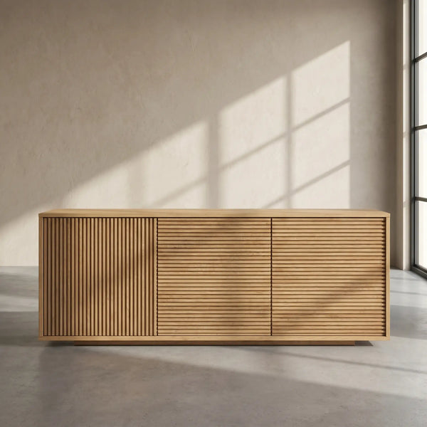 MAX - Oak 3 Door Sideboard