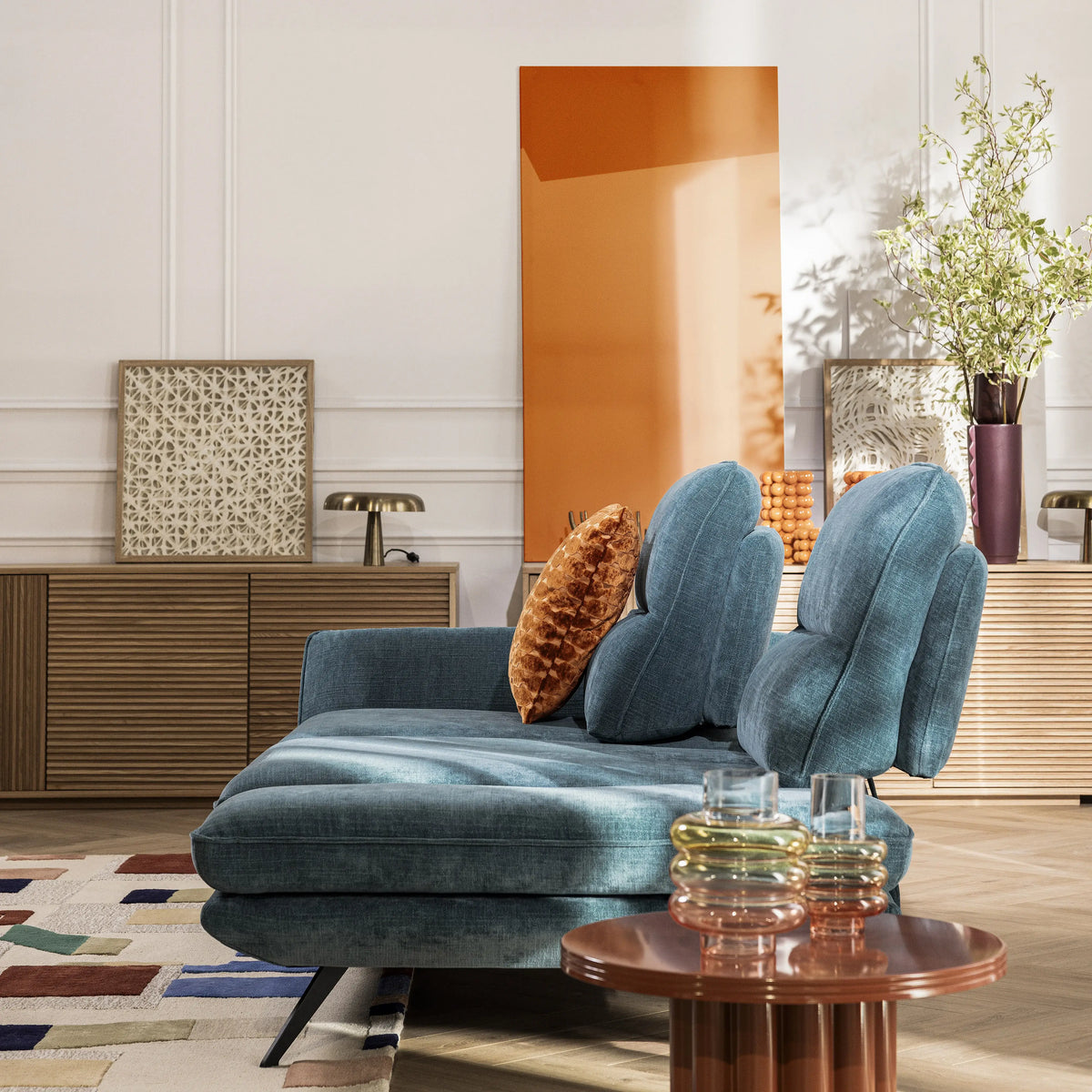 MAX - Oak 3 Door Sideboard