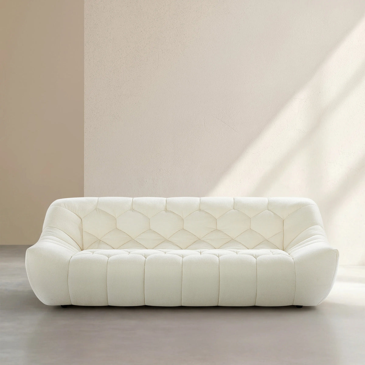 MELFI - Fabric 3 Seater Sofa