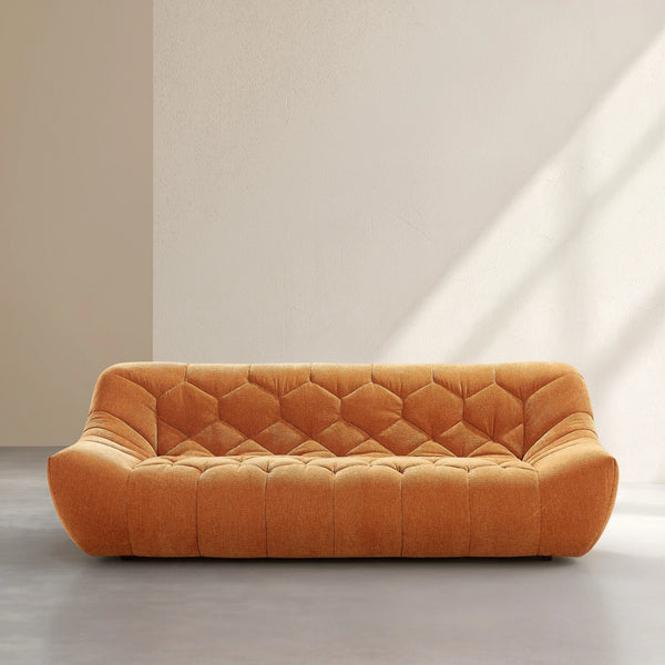 MELFI - Fabric 3 Seater Sofa