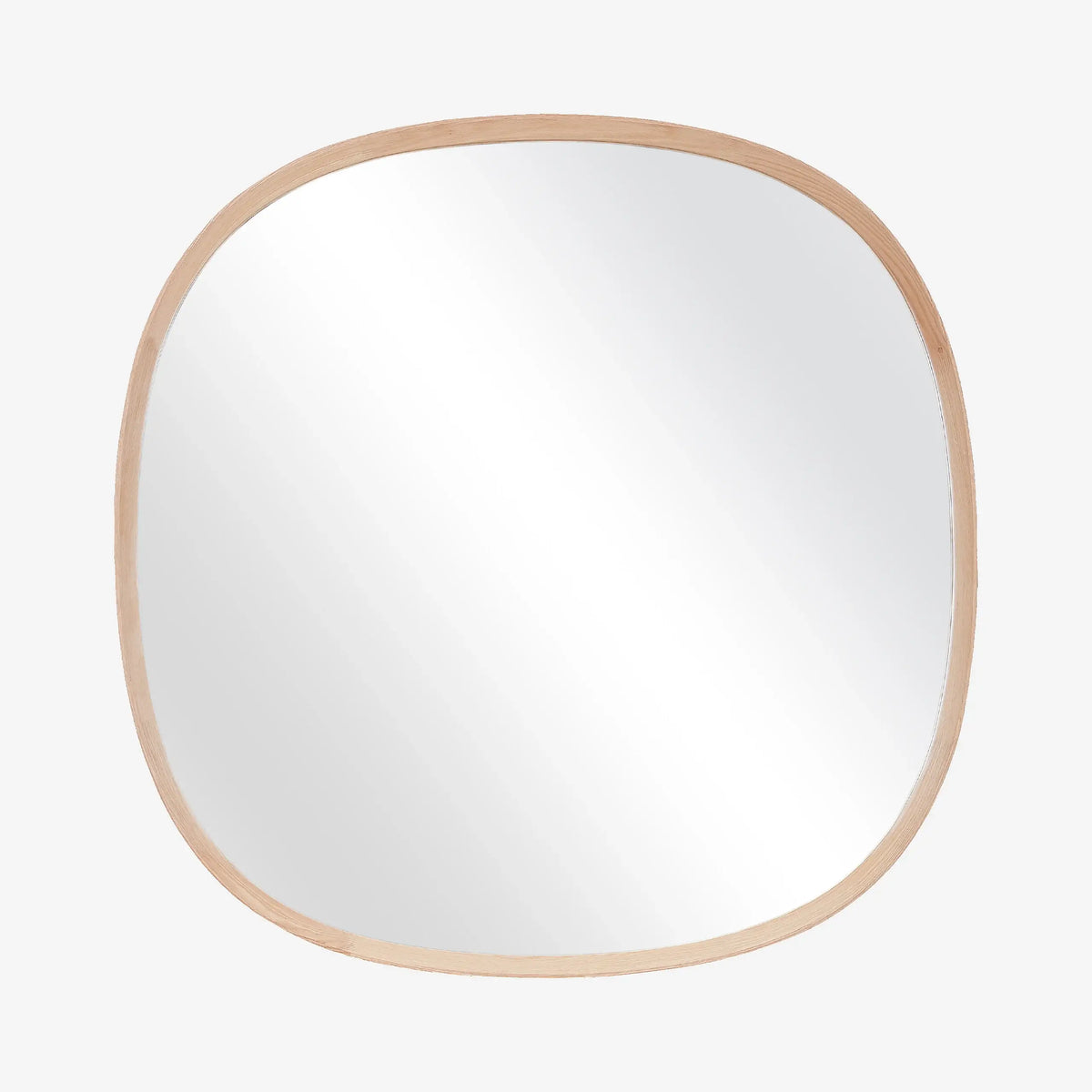 MEROPE - Oak Square Mirror - 90 cm