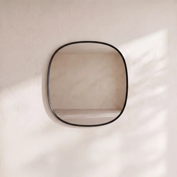 MEROPE - Oak Square Mirror - 90 cm