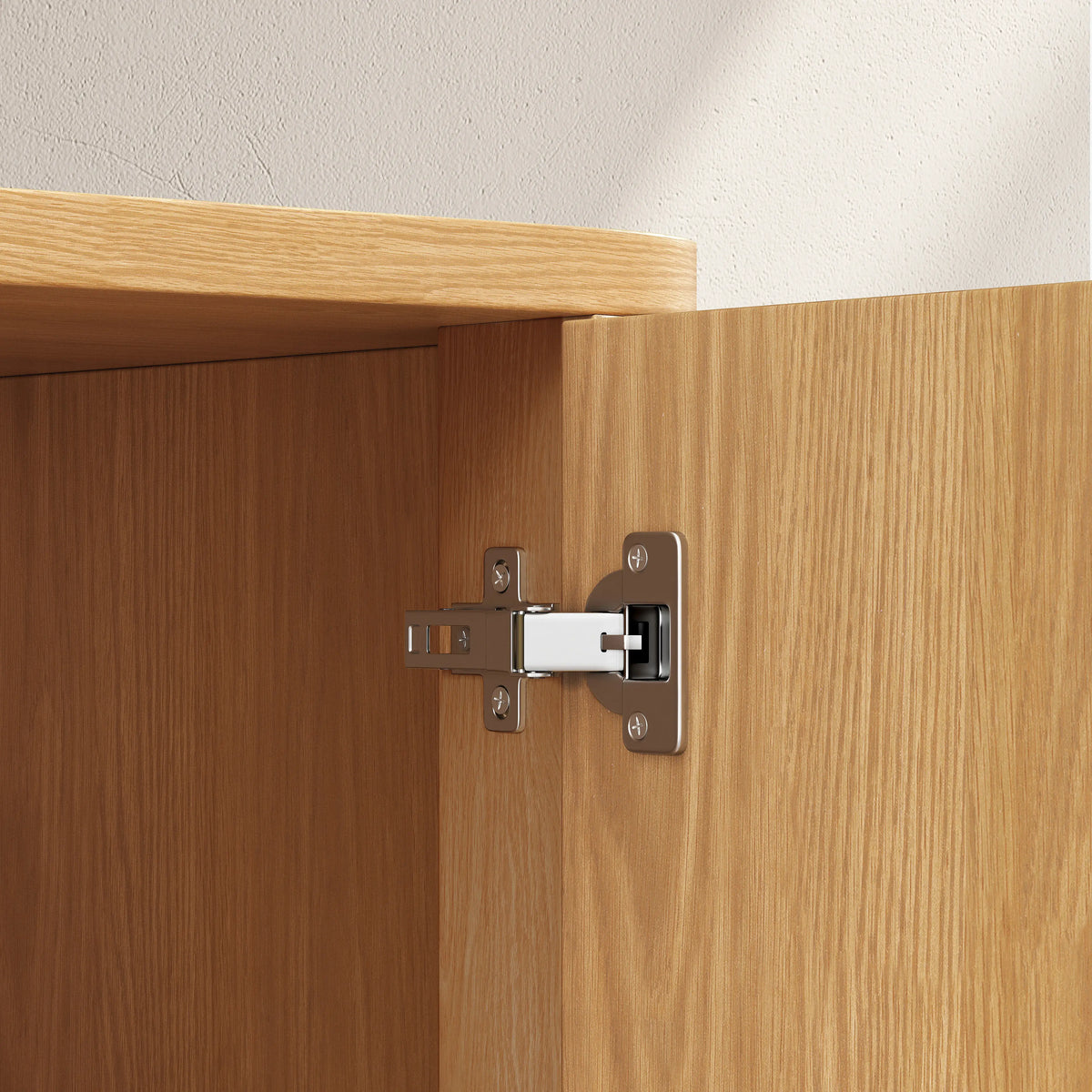 MILORD - Oak 3 Drawer Entertainment Unit