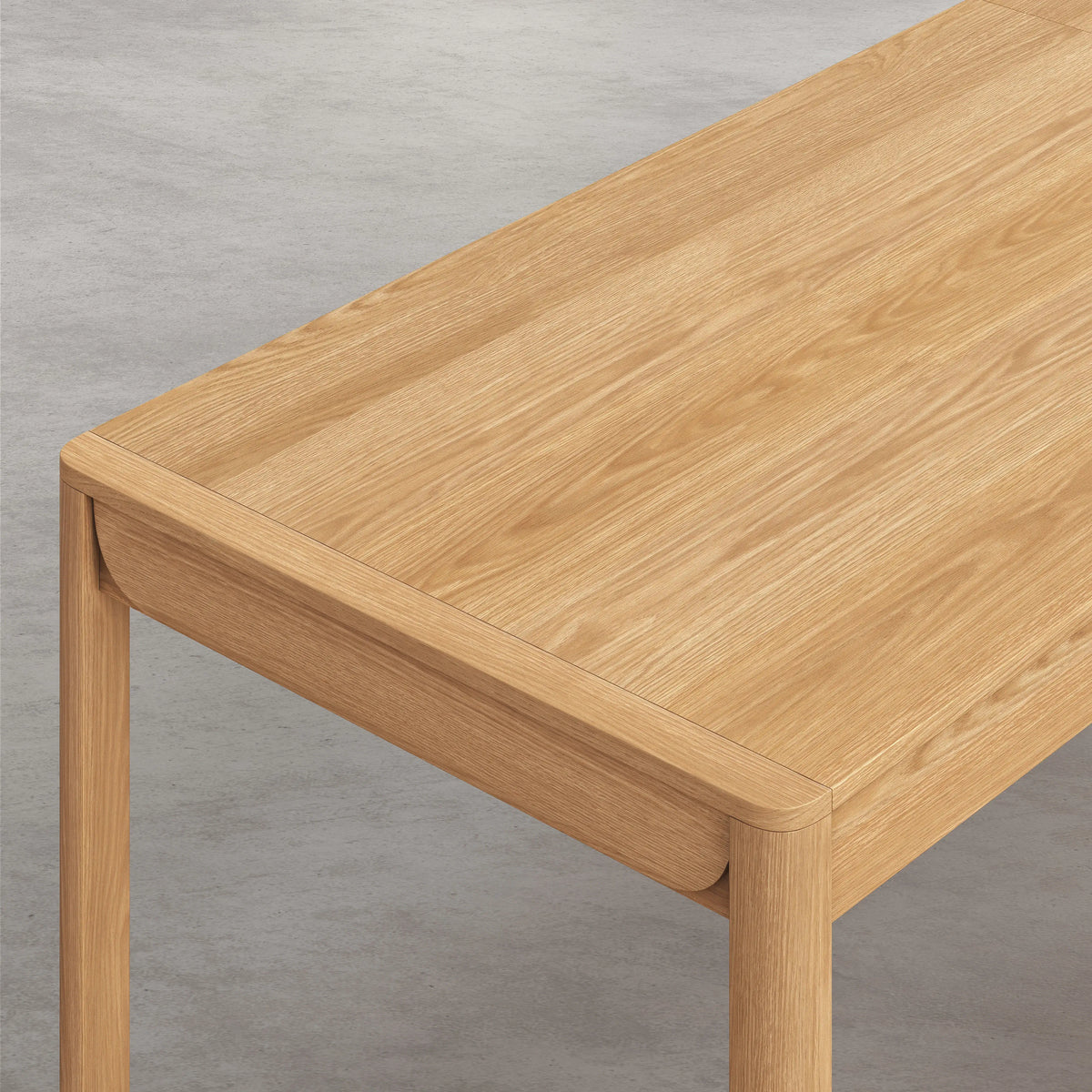 MILORD - Oak Extendable Rectangular Table