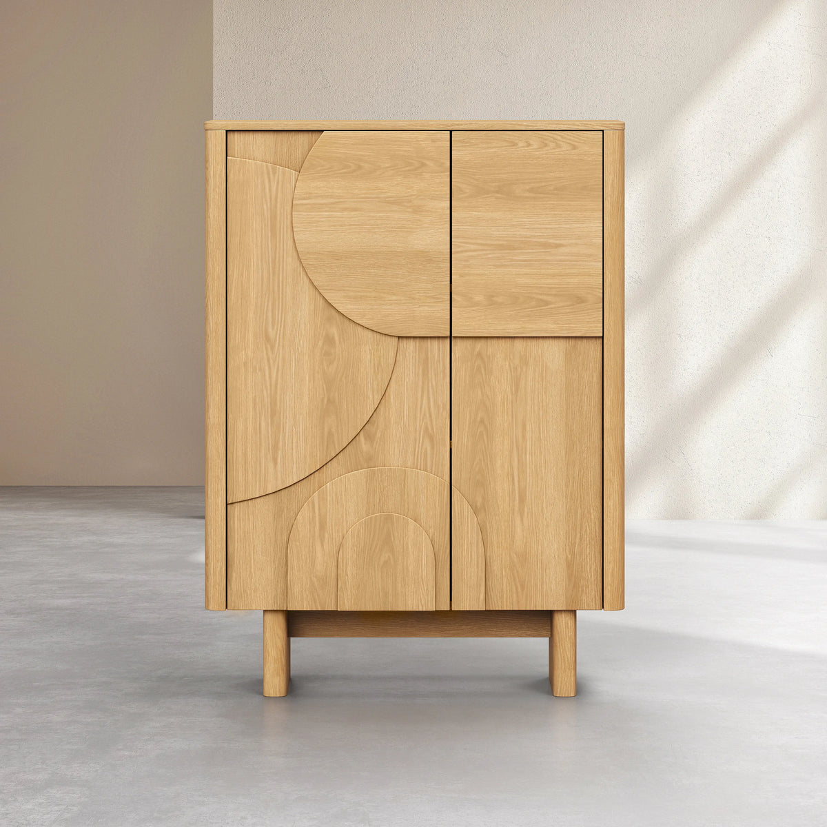 MILORD - Oak 2 Door Sideboard