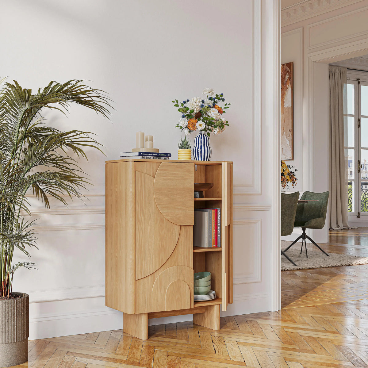 MILORD - Oak 2 Door Sideboard