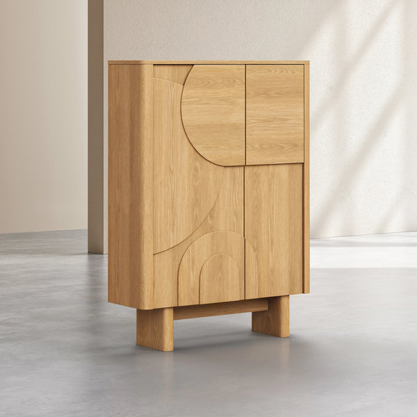 MILORD - Oak 2 Door Sideboard