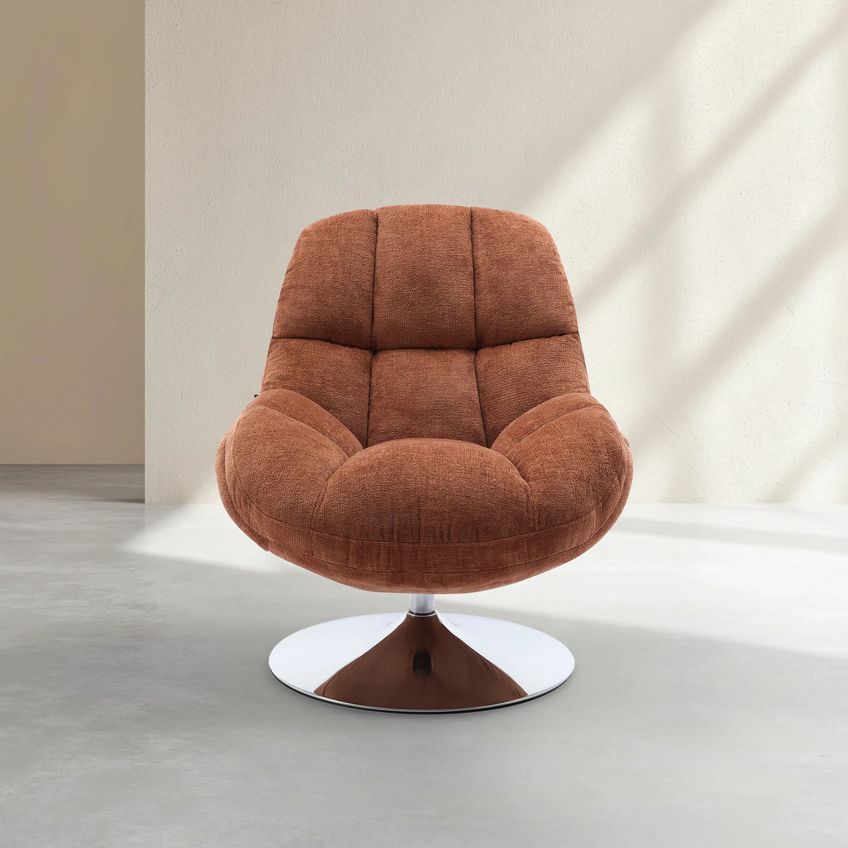 MOGLIANO - Fabric Swivel Armchair