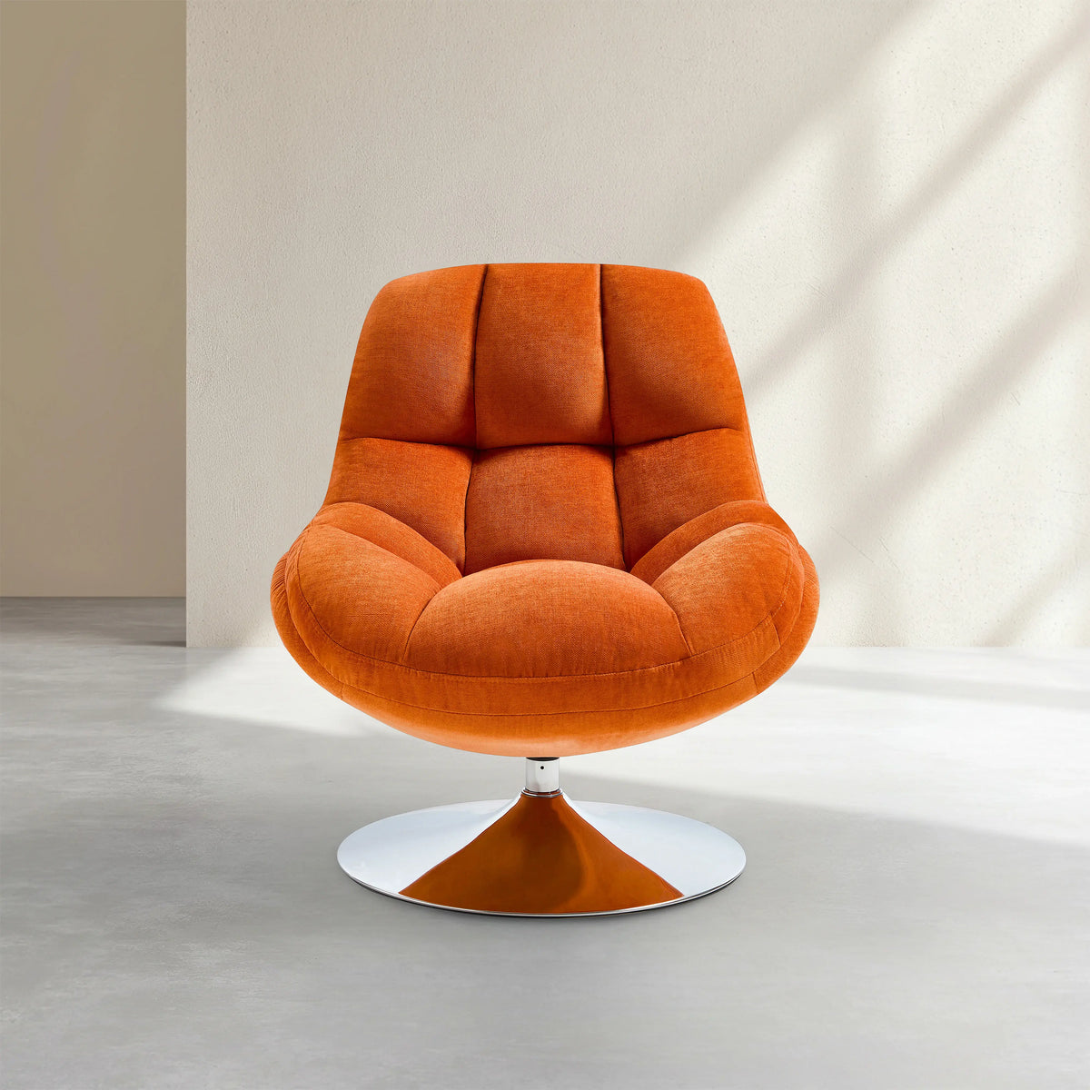 MOGLIANO - Fabric Swivel Armchair