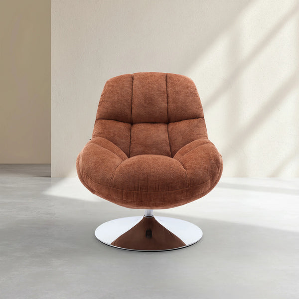 MOGLIANO - Fabric Swivel Armchair