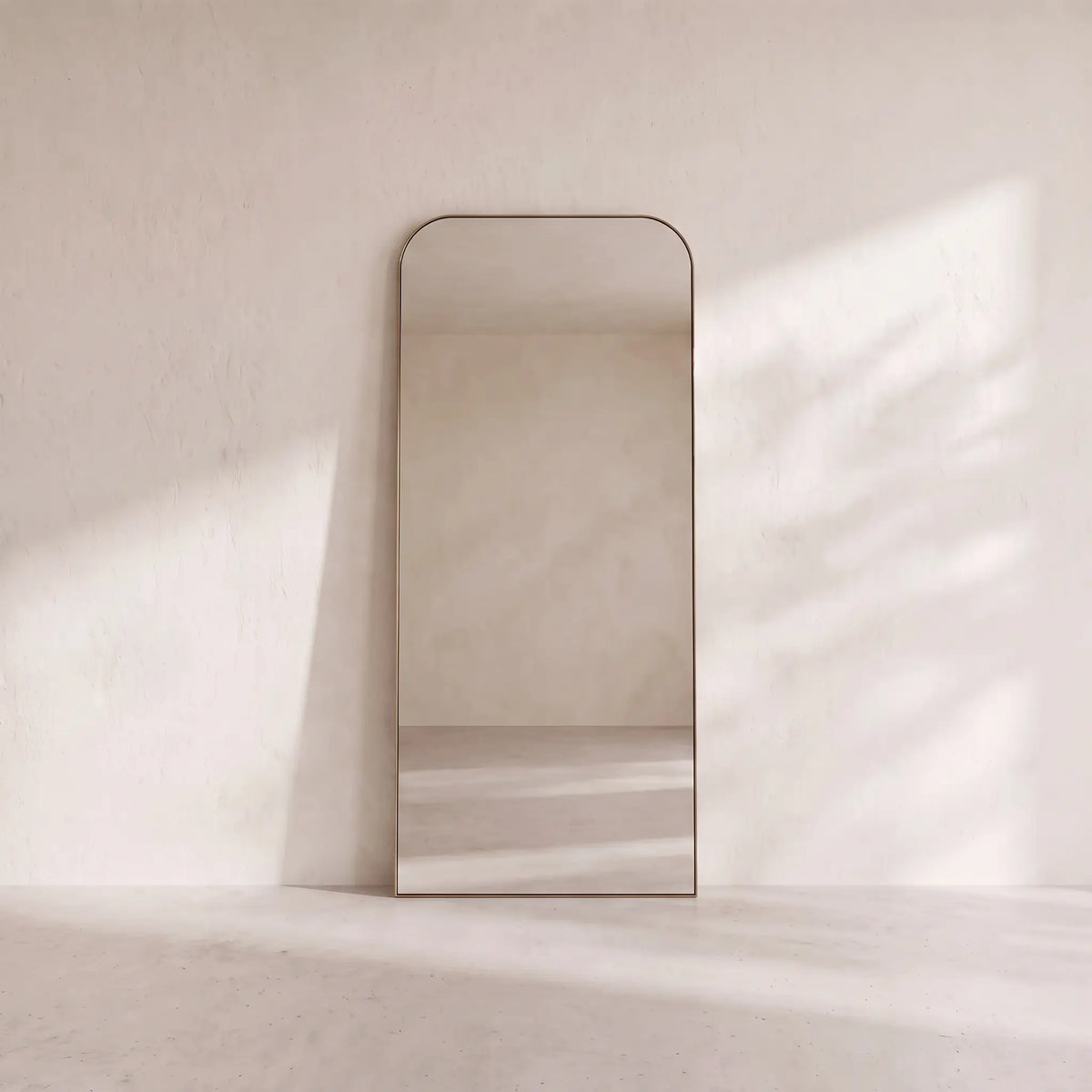 MURANO - Stainless Steel Arch Mirror - 80 x 190 cm