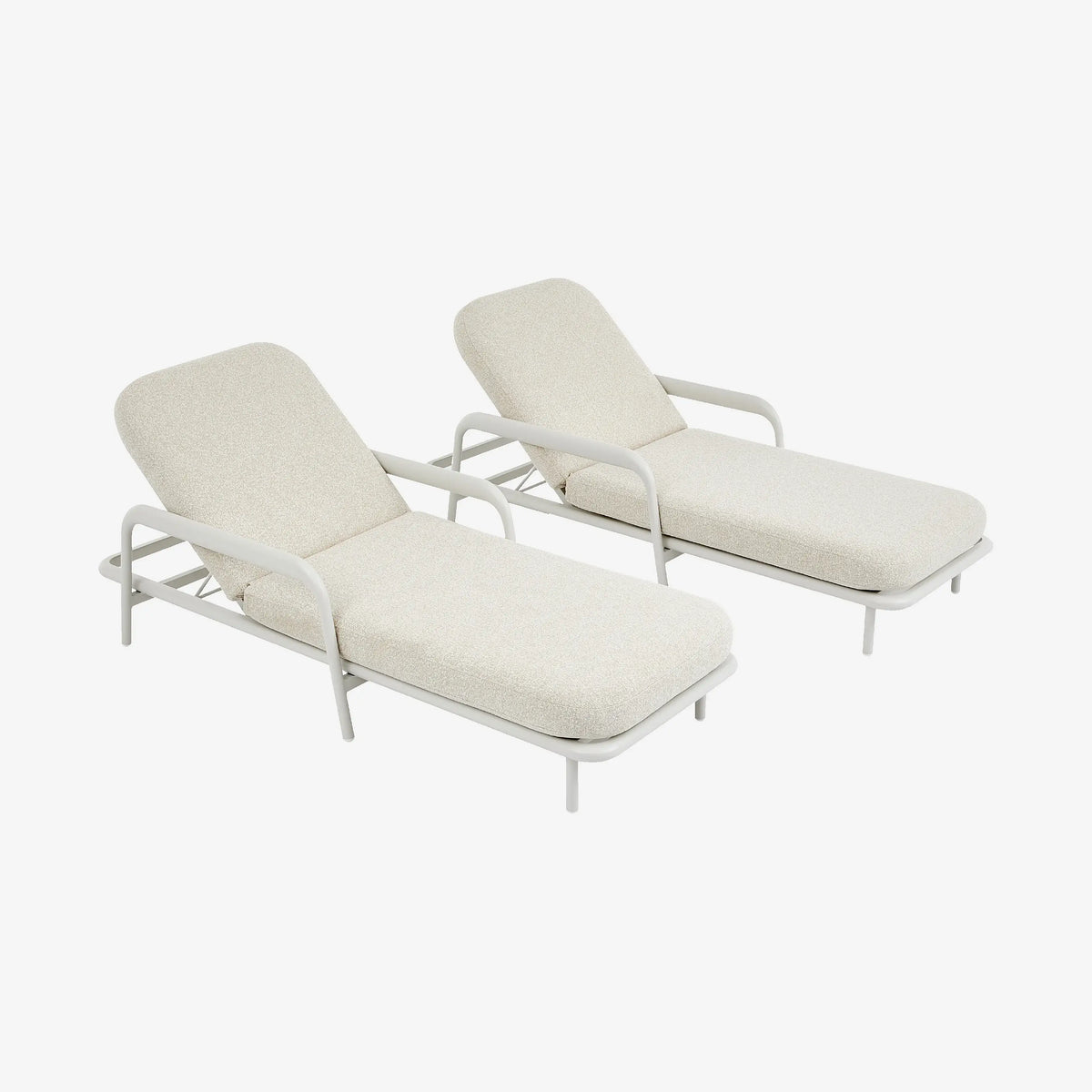 NAZARE - Aluminium Double Sun Lounger