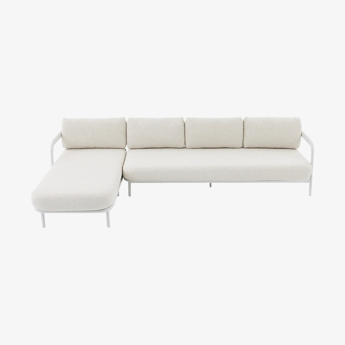 NAZARE - Aluminium Left-hand Chaise Outdoor Sofa