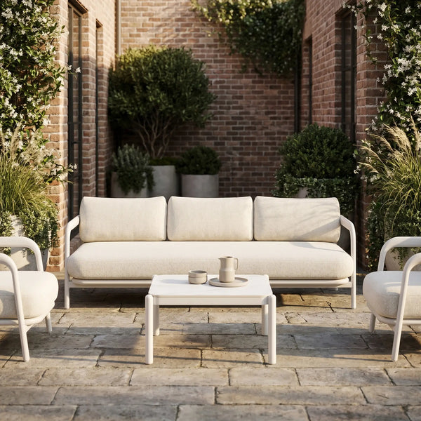 NAZARE - Aluminium Outdoor 3 Seater Sofa