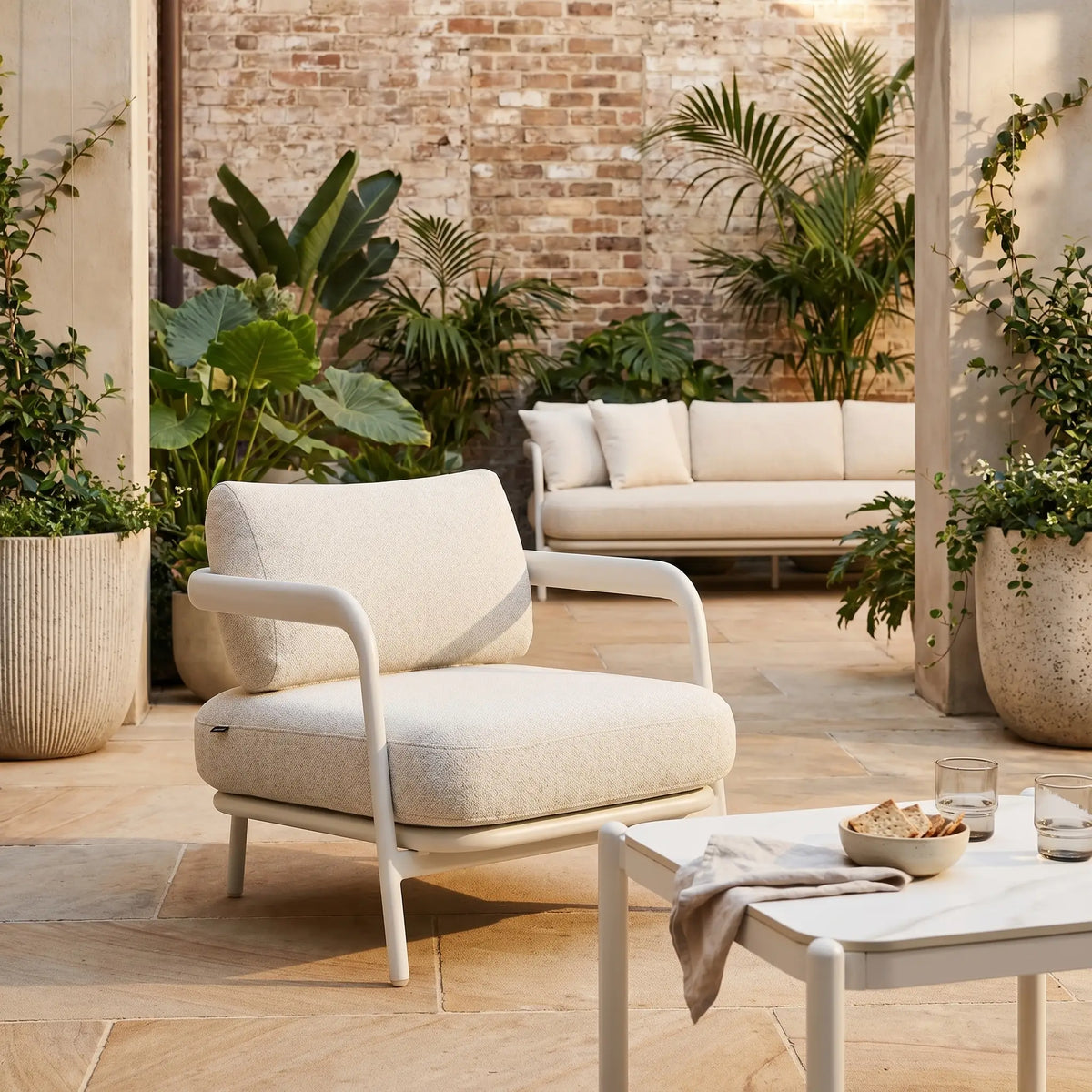NAZARE - Aluminium Outdoor Armchair