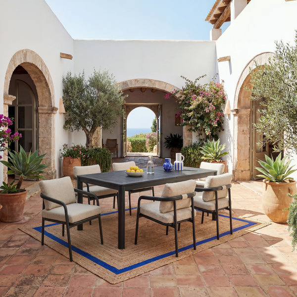 NAZARE - Aluminium Set of 2 Outdoor Chairs
