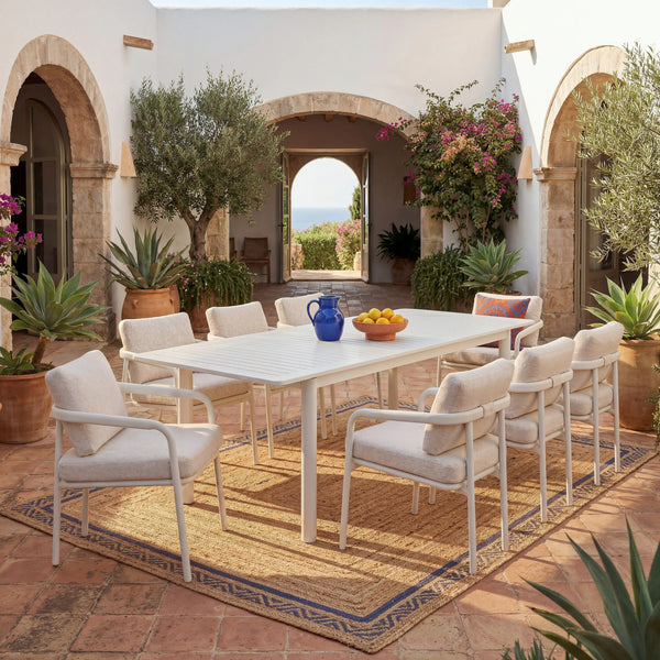 NAZARE - Aluminium Set of 2 Outdoor Chairs