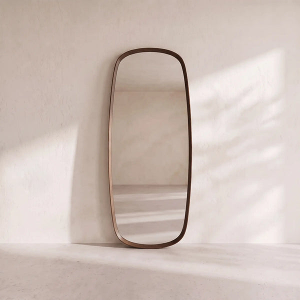 NEBORIA - Oak Oval Mirror - 70 x 180 cm