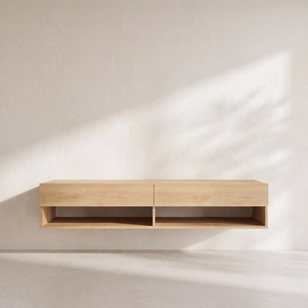 NEPI - Wall-mounted 2 Drawer Entertainment Unit