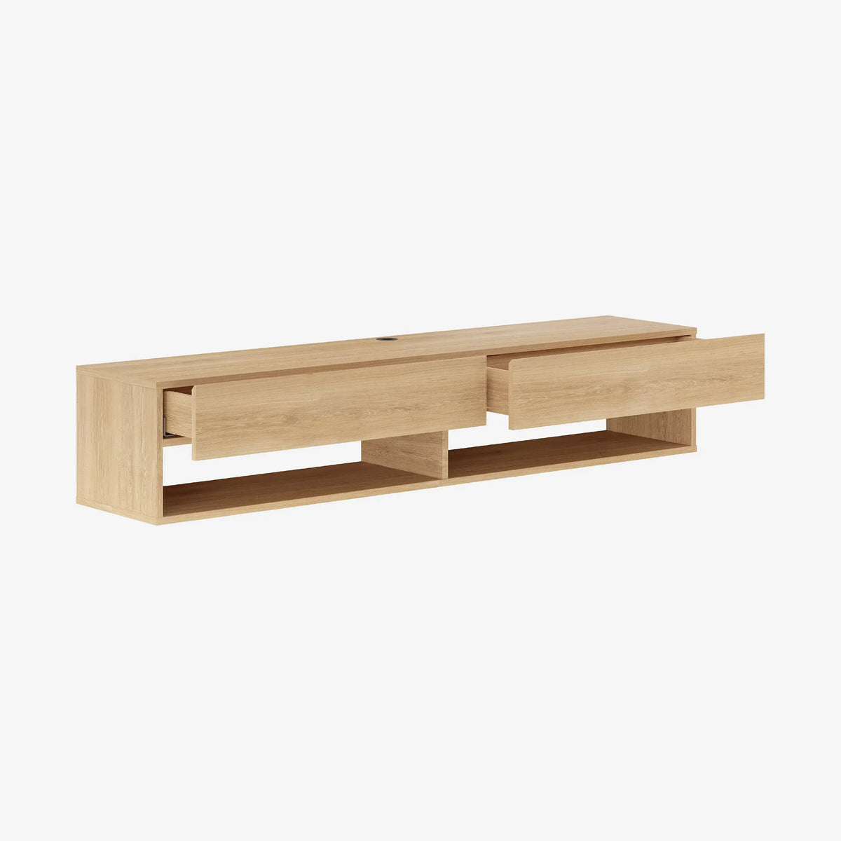 NEPI - Wall-mounted 2 Drawer Entertainment Unit