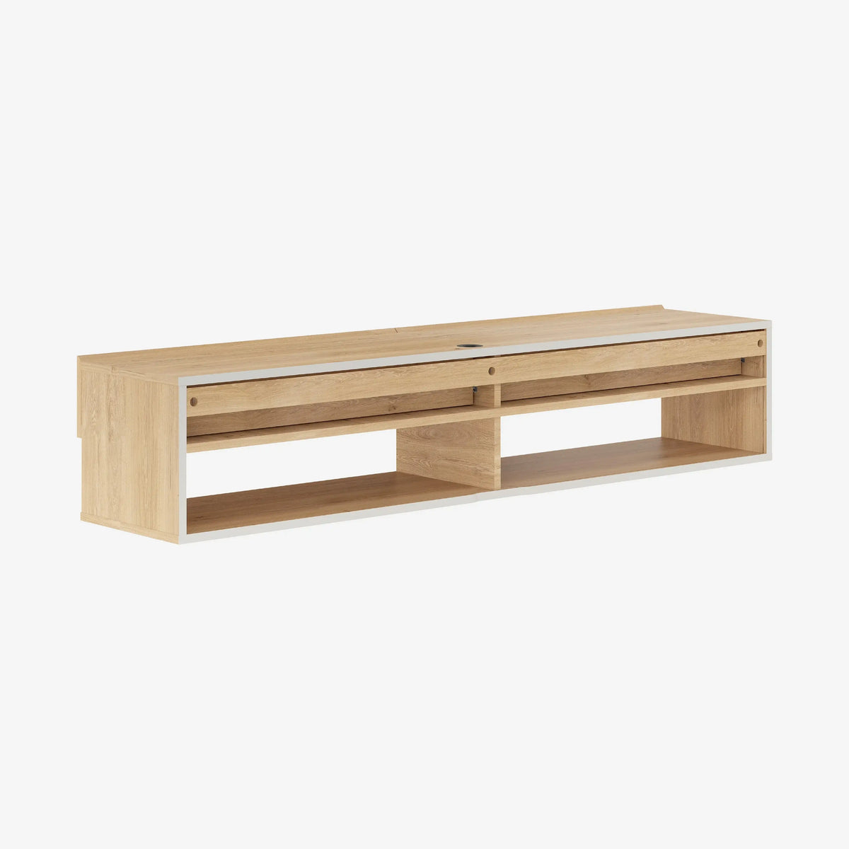 NEPI - Wall-mounted 2 Drawer Entertainment Unit