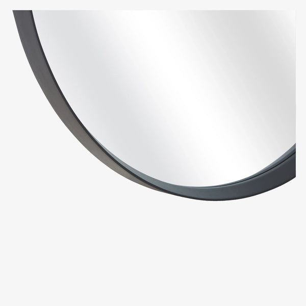 NEPTUNE II - Oak Round Mirror - 100 cm