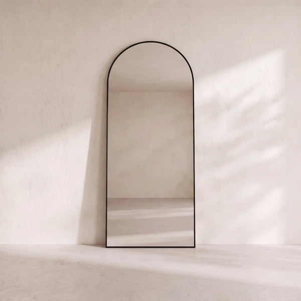 NEYRA - Stainless Steel Arch Mirror - 70 x 200 cm