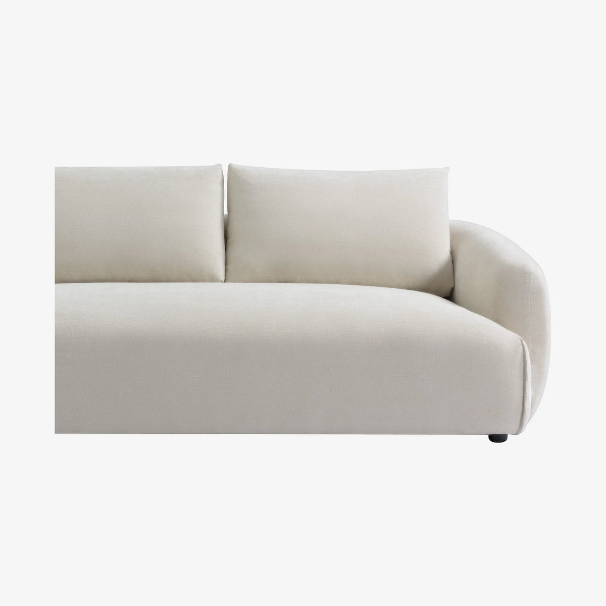 NIZIDA - Fabric Left-hand Chaise Sofa