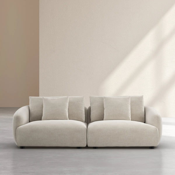 NIZIDA - Fabric 3 Seater Sofa