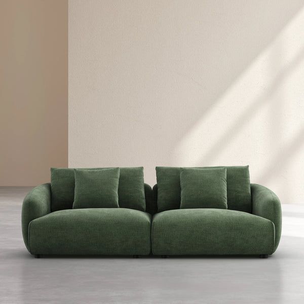 NIZIDA - Fabric 3 Seater Sofa