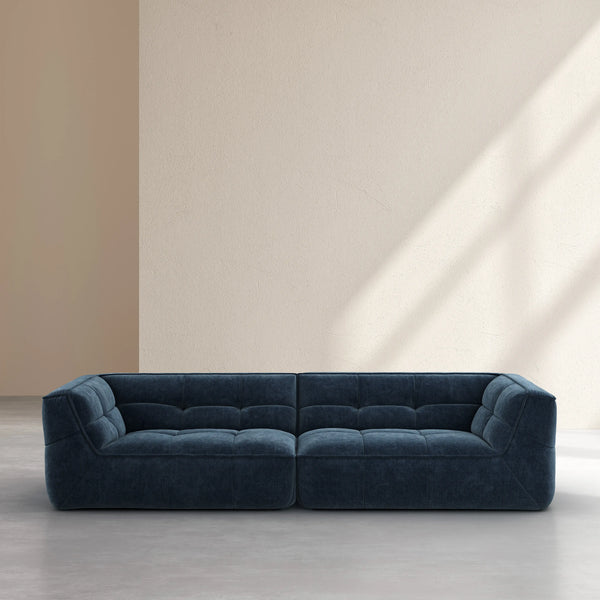 ORIETO - Fabric 4 Seater Sofa