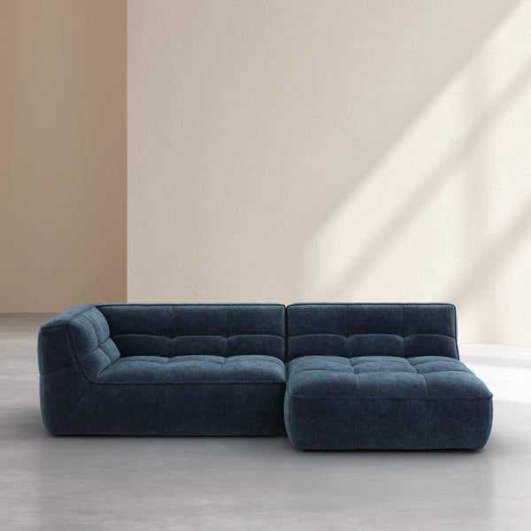 ORIETO - Fabric Right-hand Chaise Sofa