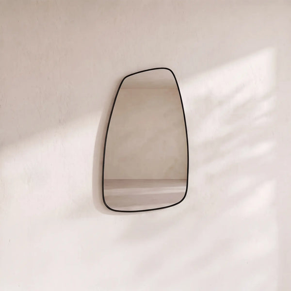 ORYNA - Stainless Steel Asymmetrical Mirror - 34 x 68 cm