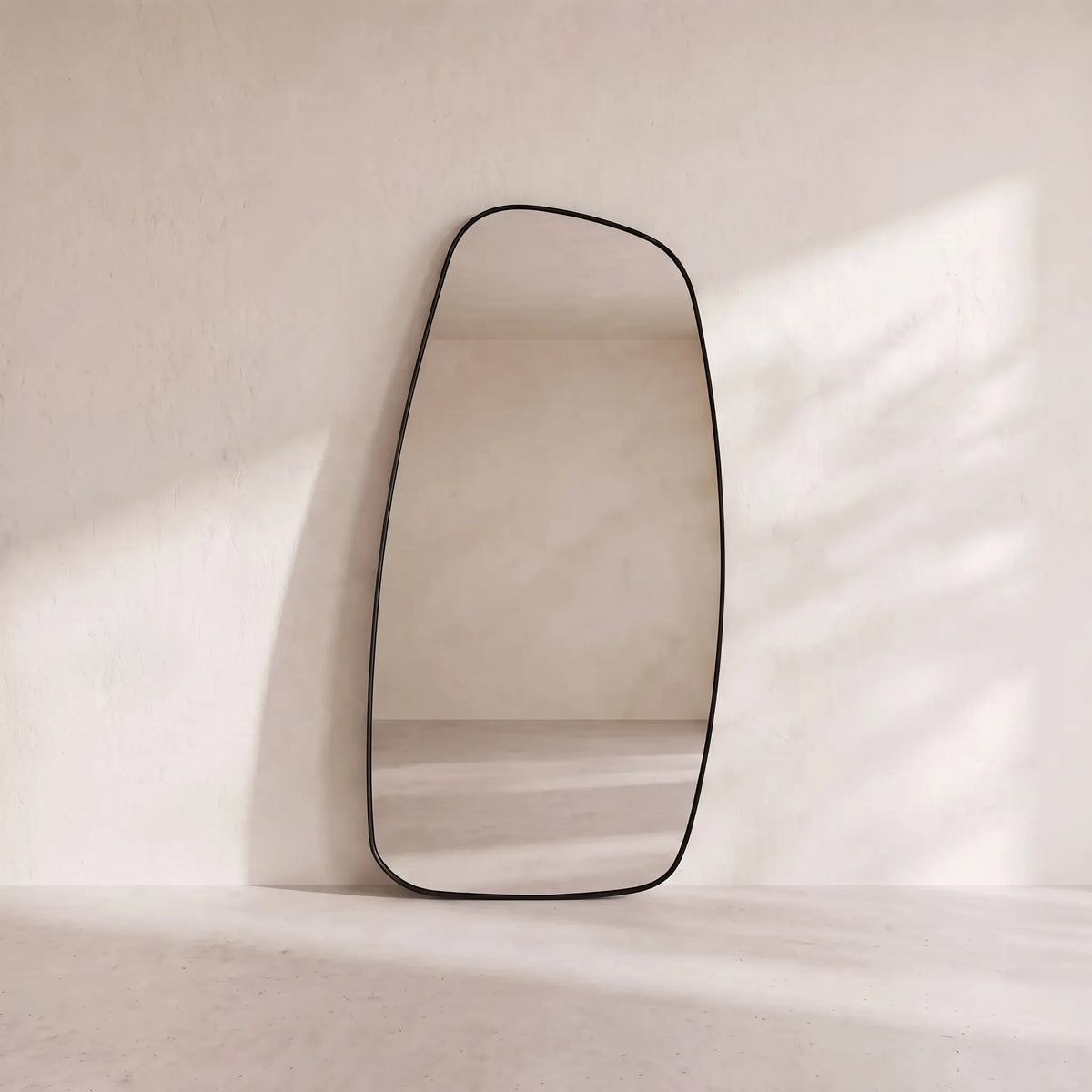 ORYNA - Stainless Steel Asymmetrical Mirror - 83 x 167 cm