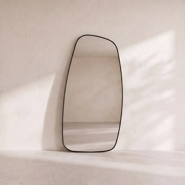 ORYNA - Stainless Steel Asymmetrical Mirror - 83 x 167 cm