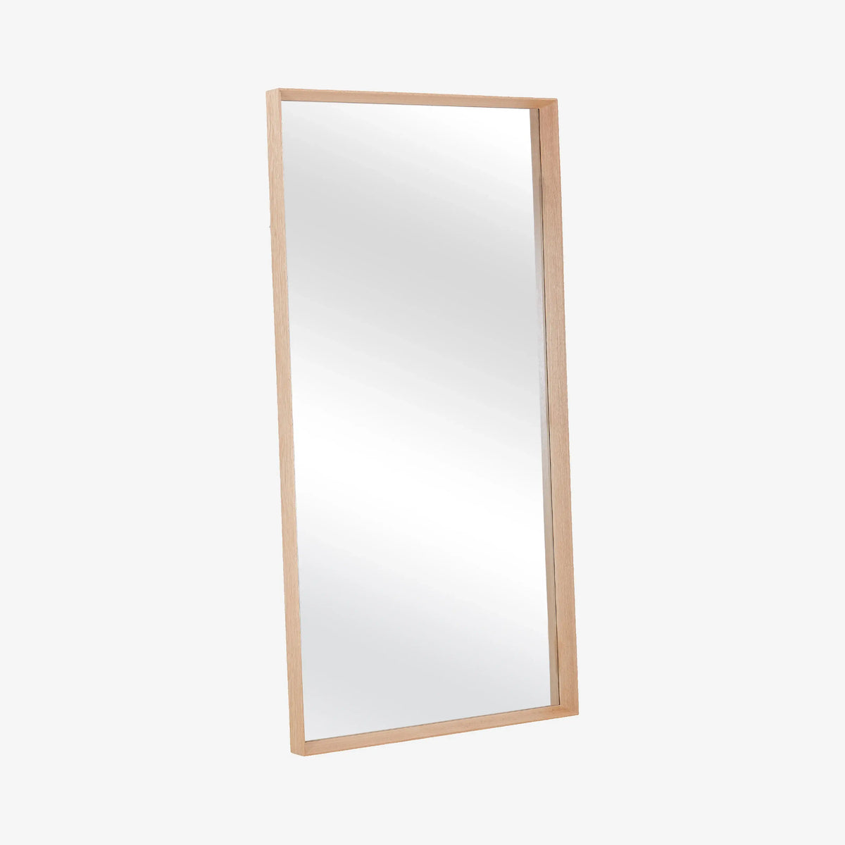ORYOS - Oak Rectangular Mirror - 90 x 180 cm