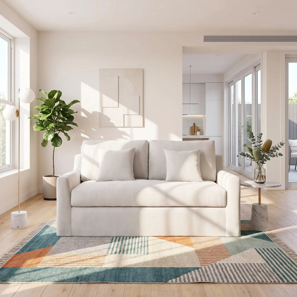 OSTUNI - Linen 2 Seater Sofa