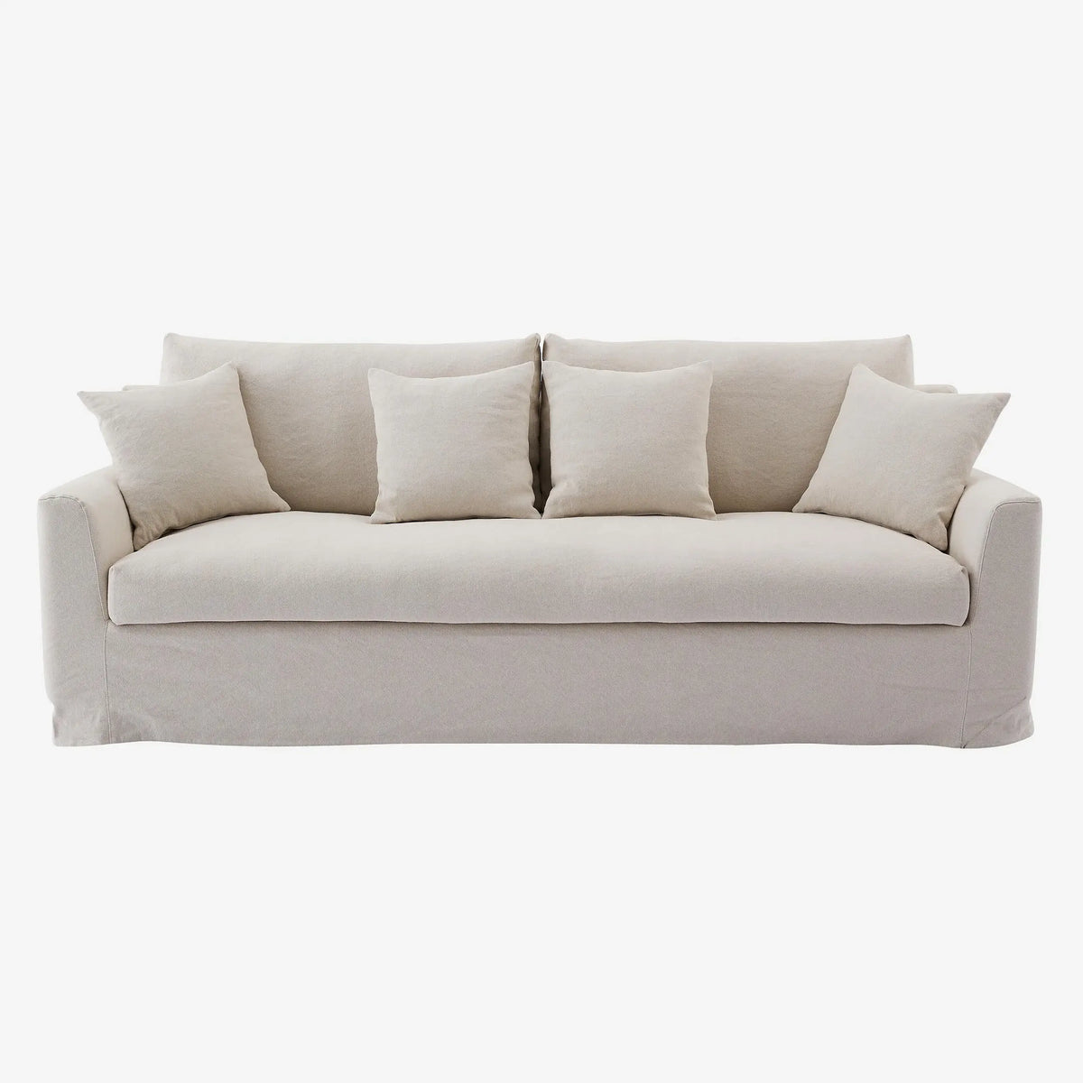 OSTUNI - Linen 3 Seater Sofa