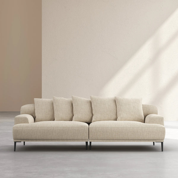 OTTONE II - Feathered Filled 3 Seater Sofa