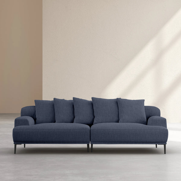 OTTONE II - Feathered Filled 3 Seater Sofa