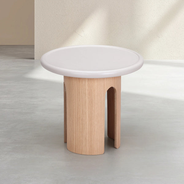 PIMODA - Round Coffee Table Matte Finish - 50 cm