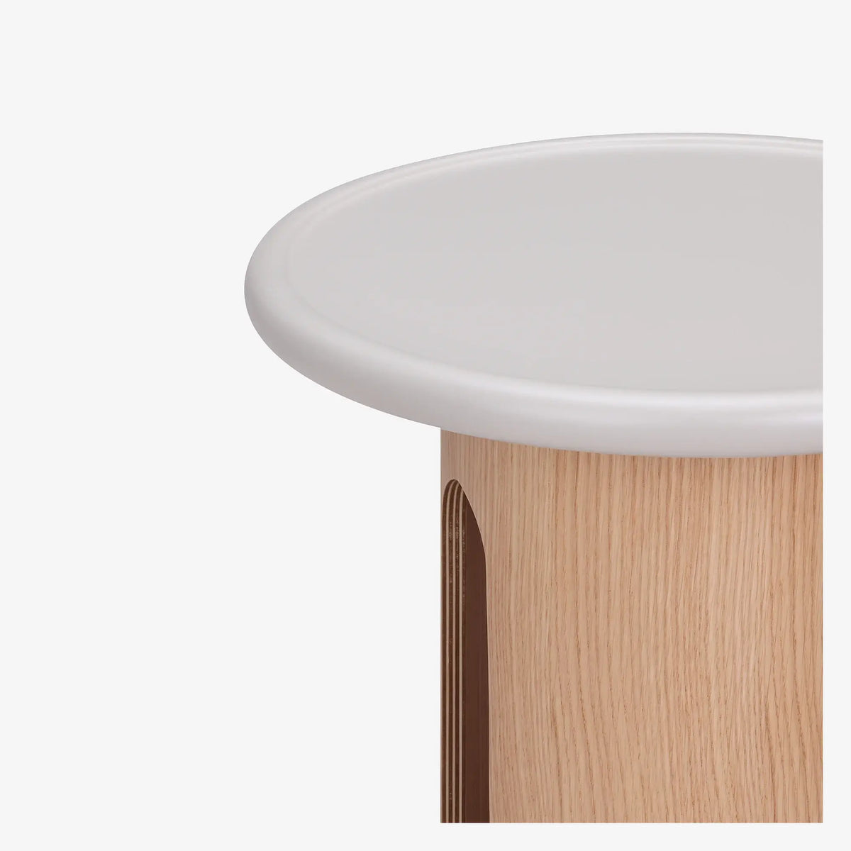PIMODA - Round Coffee Table Matte Finish - 50 cm