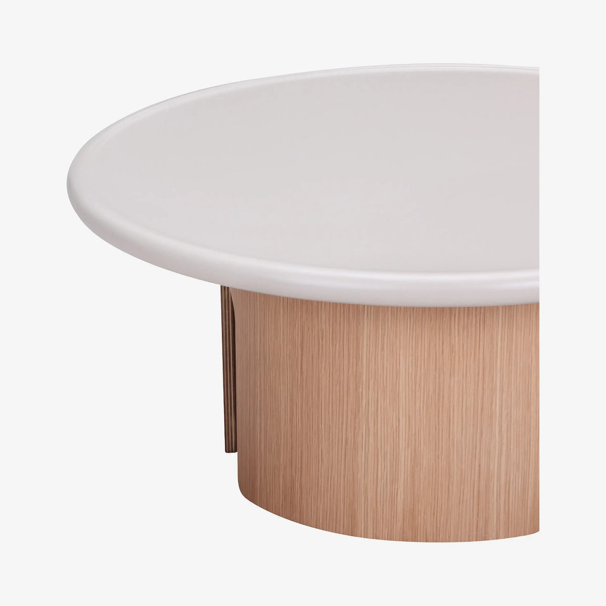 PIMODA - Round Coffee Table Matte Finish - 80 cm