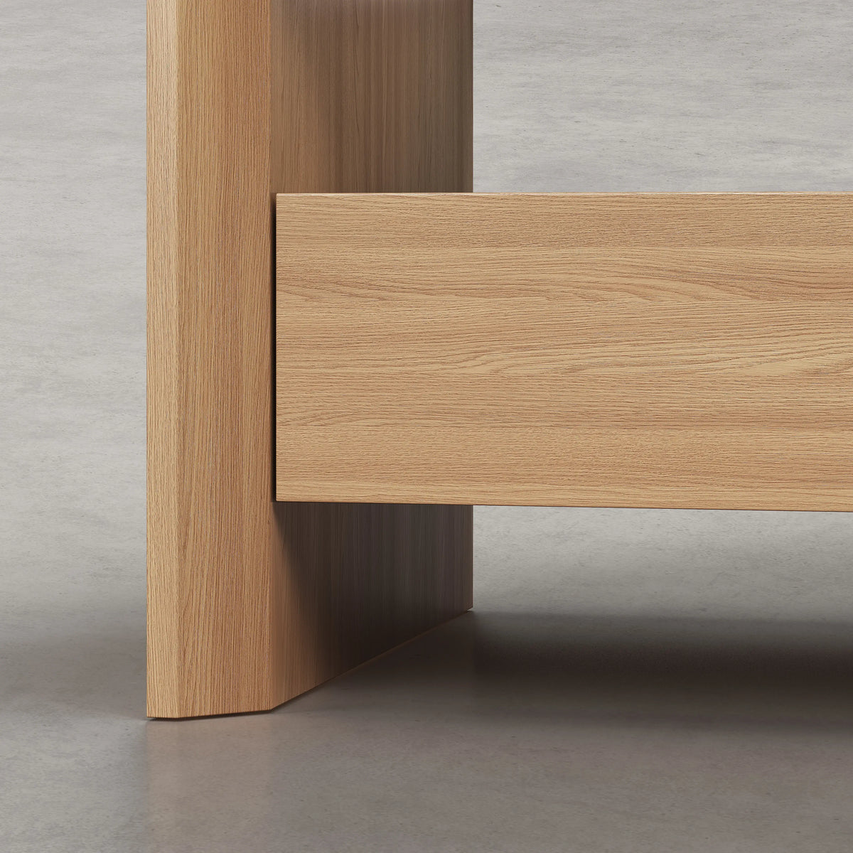 RAFAEL - Oak 3 Drawer Entertainment Unit