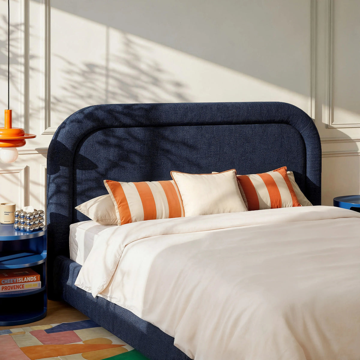 RIGA - Chenille Bedhead - King Size