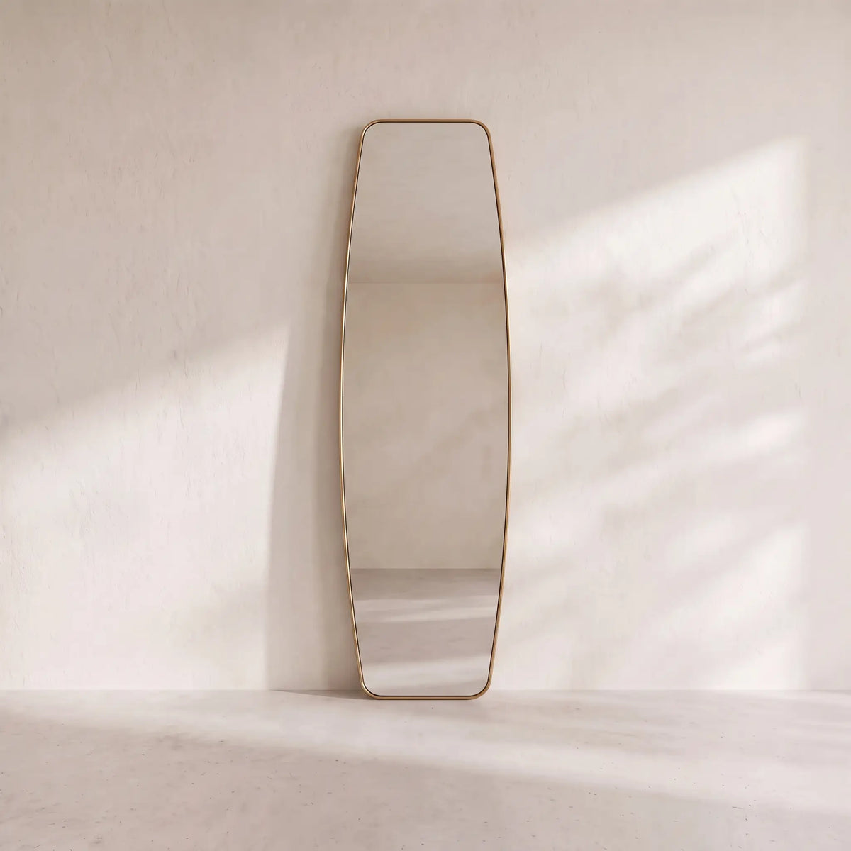 SAROLI - Stainless Steel Rectangular Mirror - 40 x 160 cm