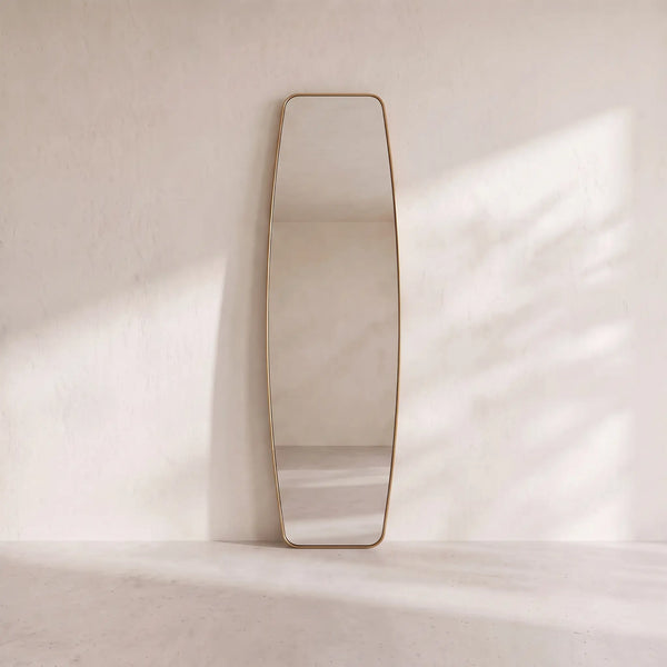 SAROLI - Stainless Steel Rectangular Mirror - 40 x 160 cm